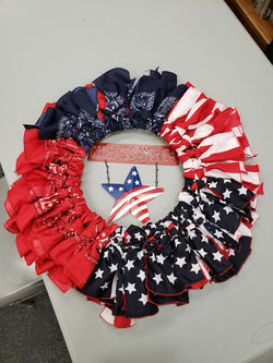 Rag Wreath