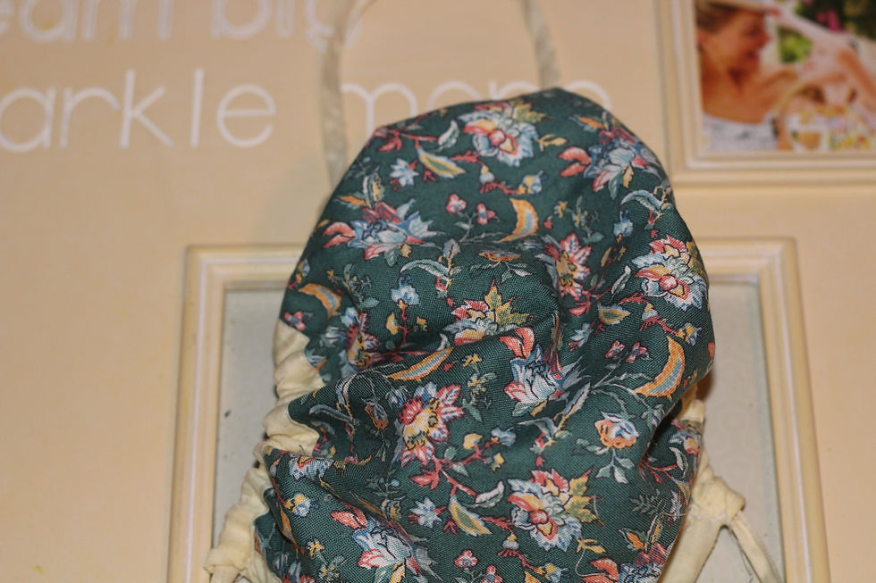 Thumbnail: Nature Styled Free wrap Laced Face Mask