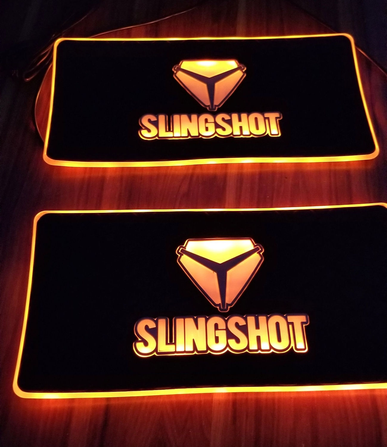 Polaris slingshot RBG plate mat