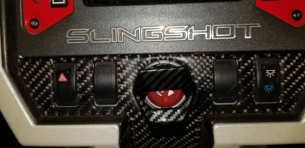 Thumbnail: Polaris  slingshot  Push  start  button cover Lamborghini style 