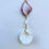 Thumbnail: Purple Diamond Shell with White Shell & Beads