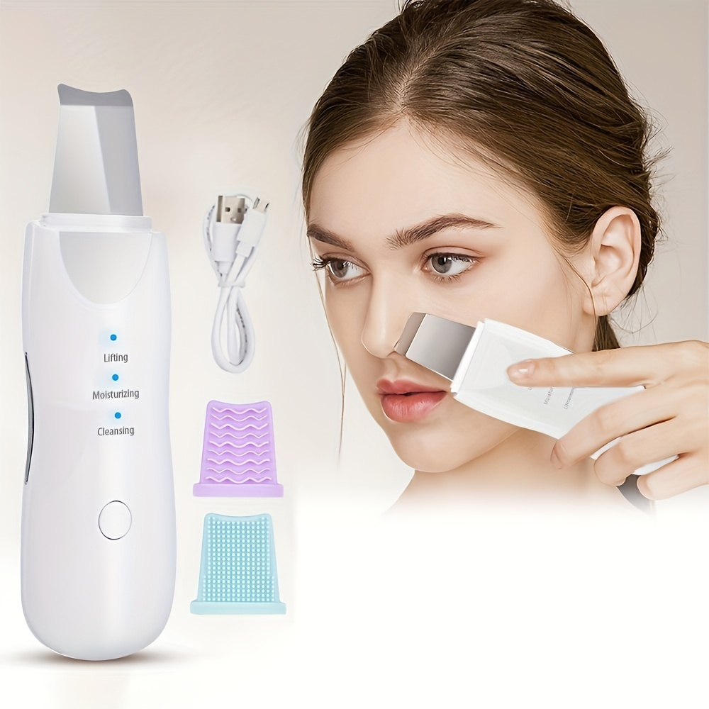 Peeling Ultrassônico Limpador Facial Anti-rugas Sonic Skin Ionização Portáti