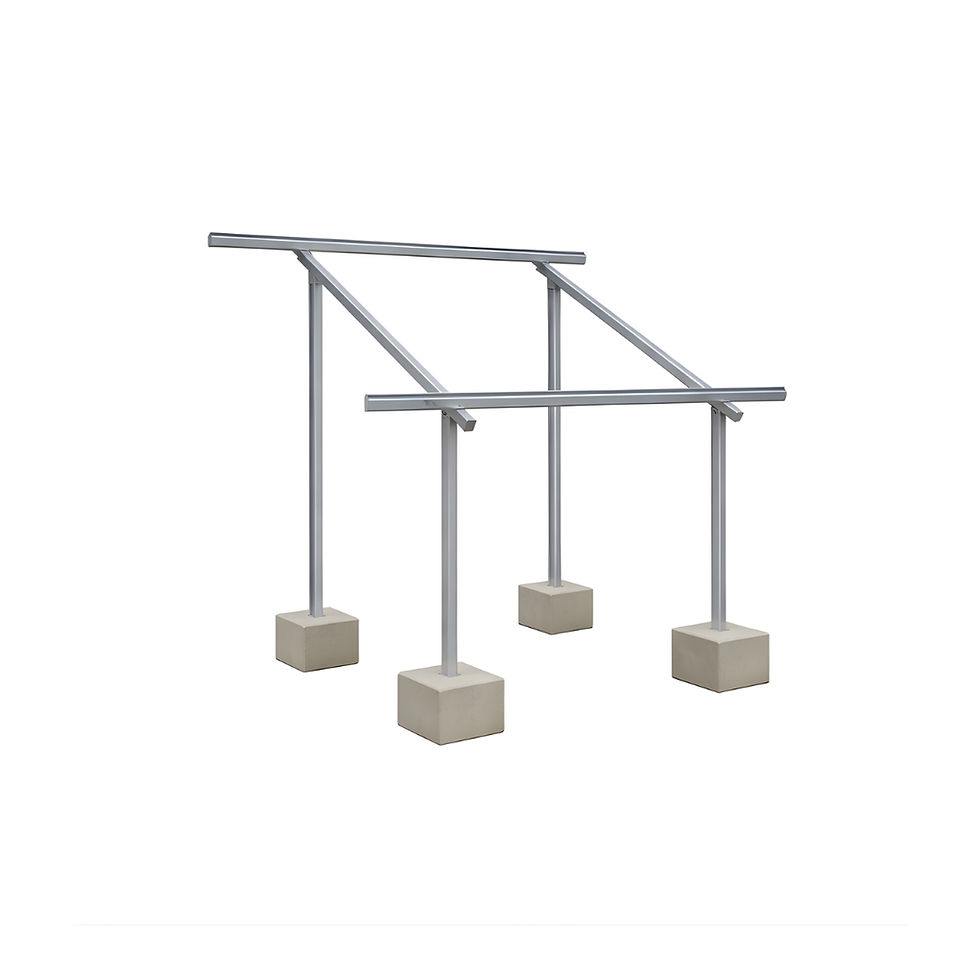 Thumbnail: Solarware GI Roof-Top Mounting Structure for 2 Solar Panels 500W-750Watts DIY