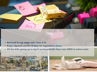 UK’s “Awful April”: Household Bills Rise by Over £200 on Average! Minimum Wage Increased to £12.71! King’s Speech Set for May 13