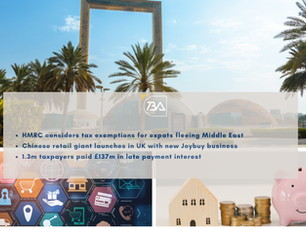 JD.com’s Joybuy Enters the UK! Middle East Conflict Evacuees May Receive Tax Exemptions; 1.3 Million Taxpayers Charged Late Payment Interest