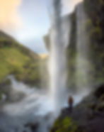Kvernufoss waterfall in Iceland