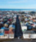 Views of Reykjavik from the top of Hallgrímskirkja