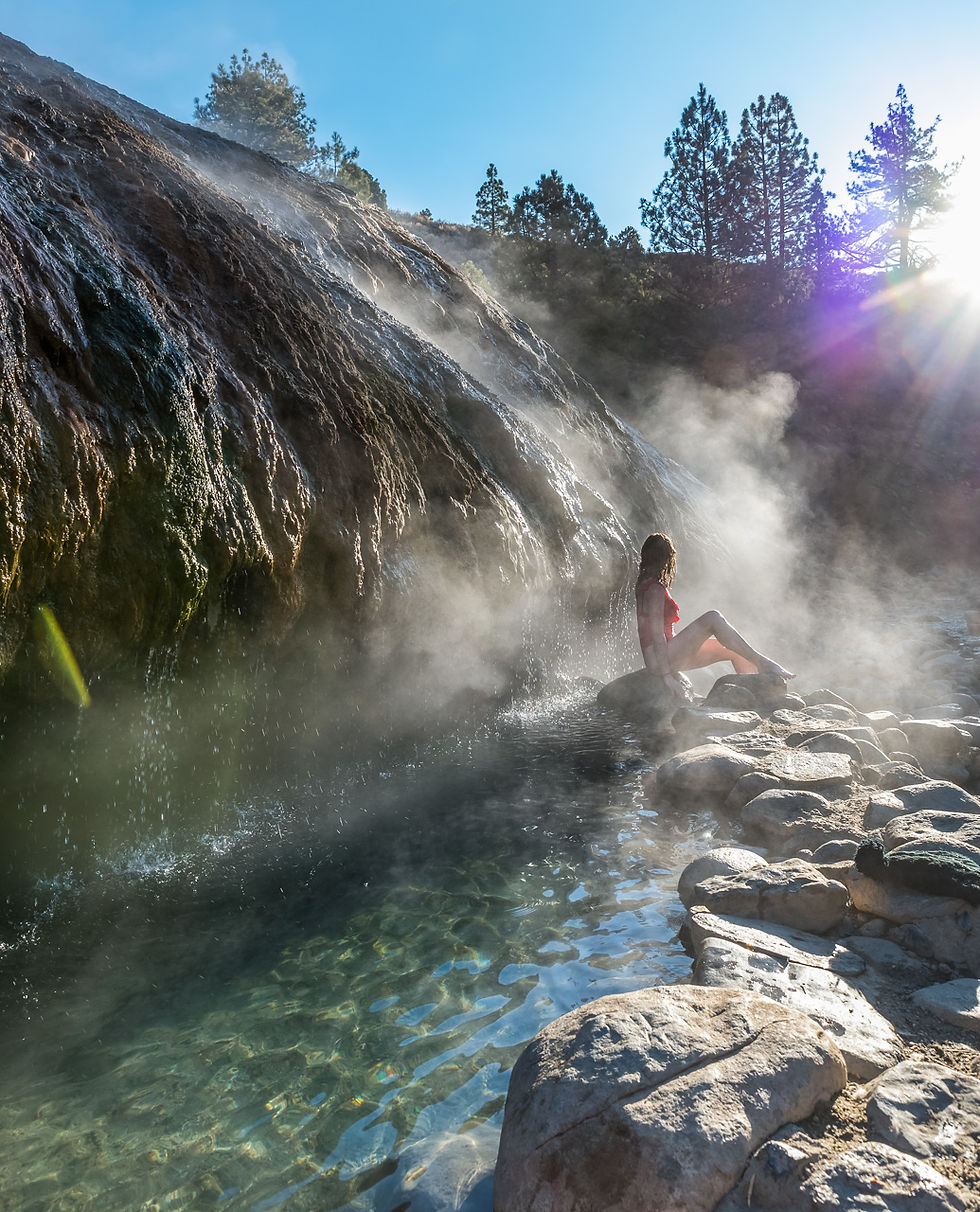Buckeye Hot Spring in bridgeport california