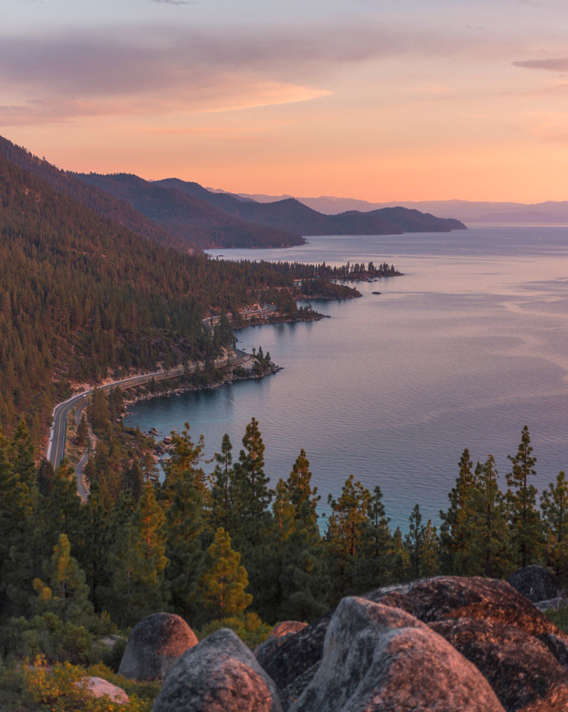 monkey rock hike in lake tahoe