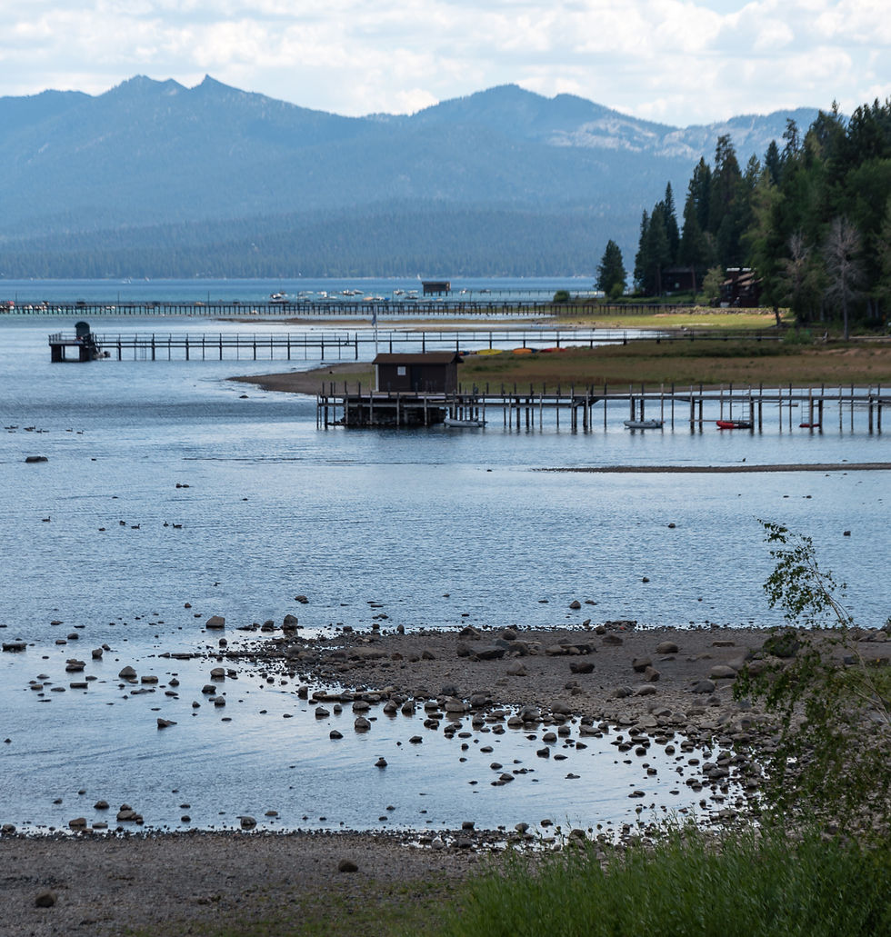 Commons Beach in Tahoe City