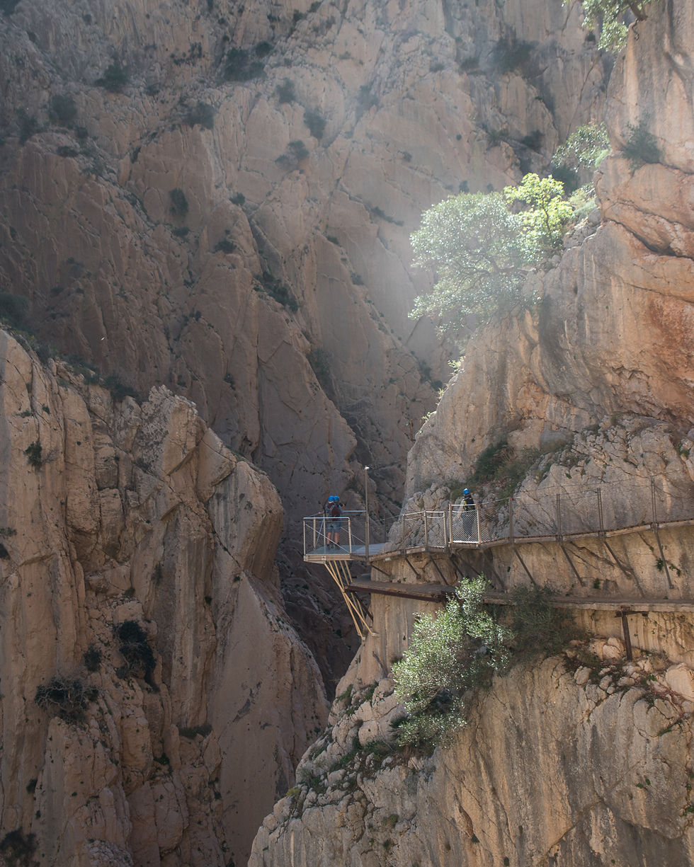Caminito del rey hike near malaga spain
