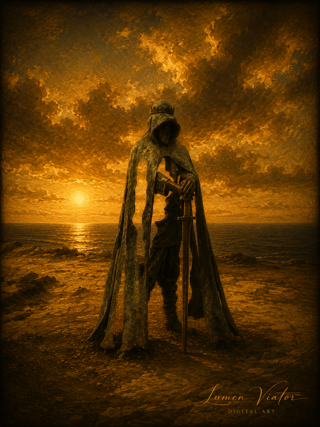L'Ultimo Guardiano di "Lumen Viator" - digital art
