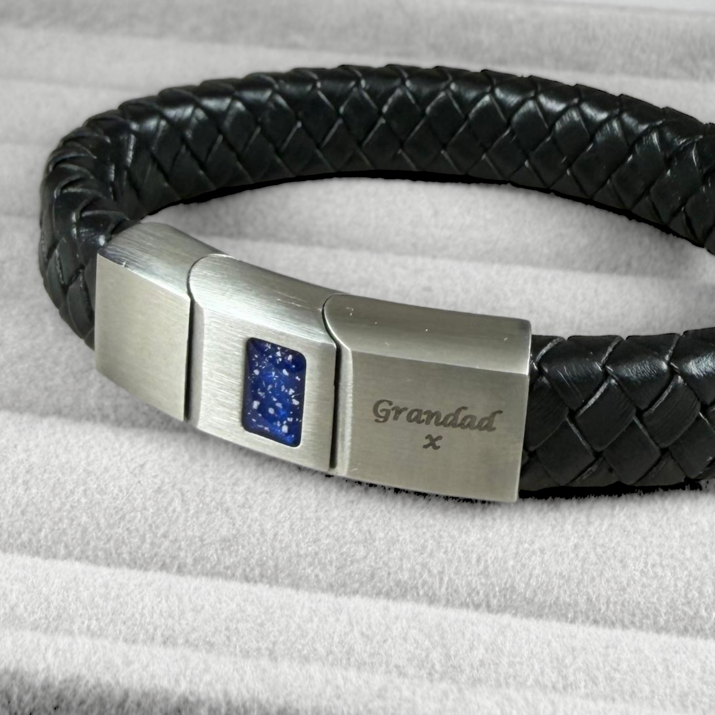 Leather & Stainless Steel Bracelet