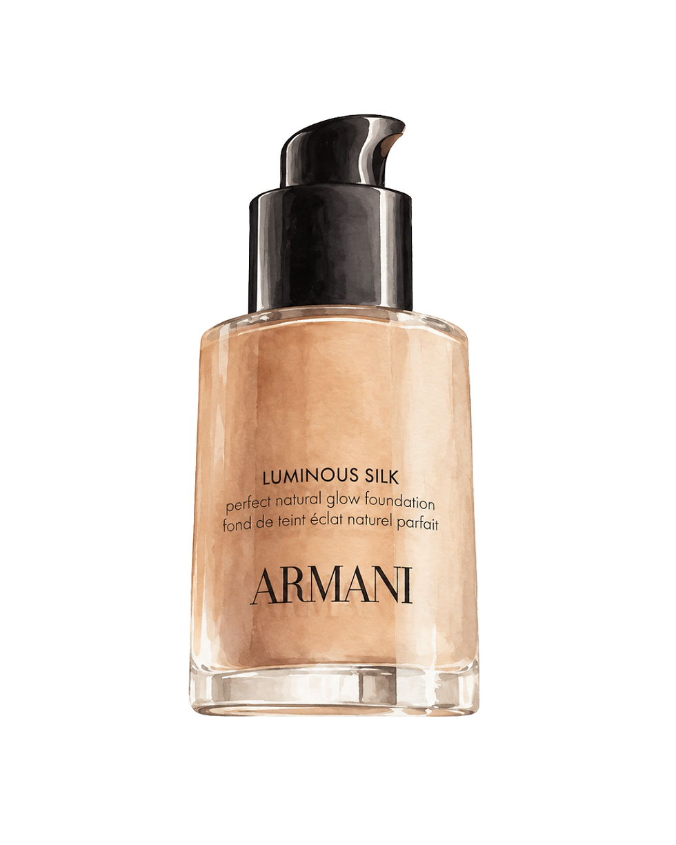 “The Armani Beauty Luminous Silk Foundation is my holy grail — it is my absolute favorite formula and the new one is even better, in my opinion.”