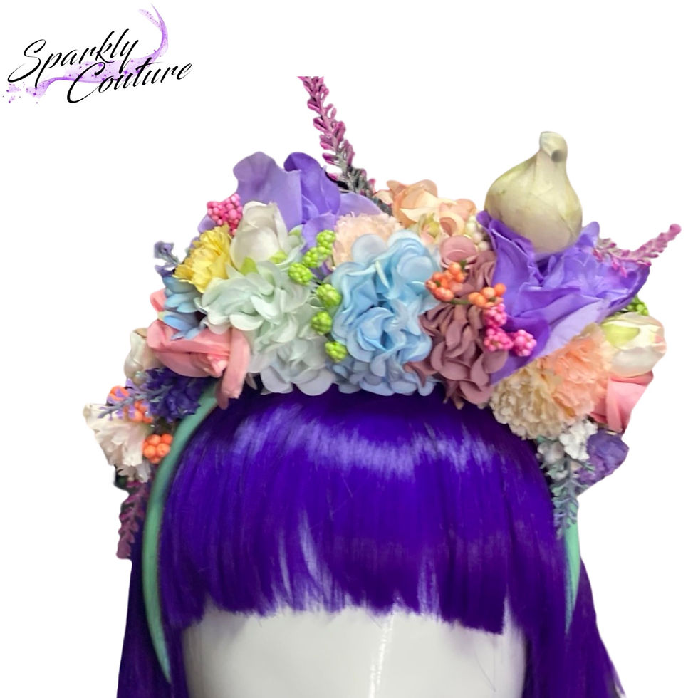 Thumbnail: Bespoke Head band with bird 