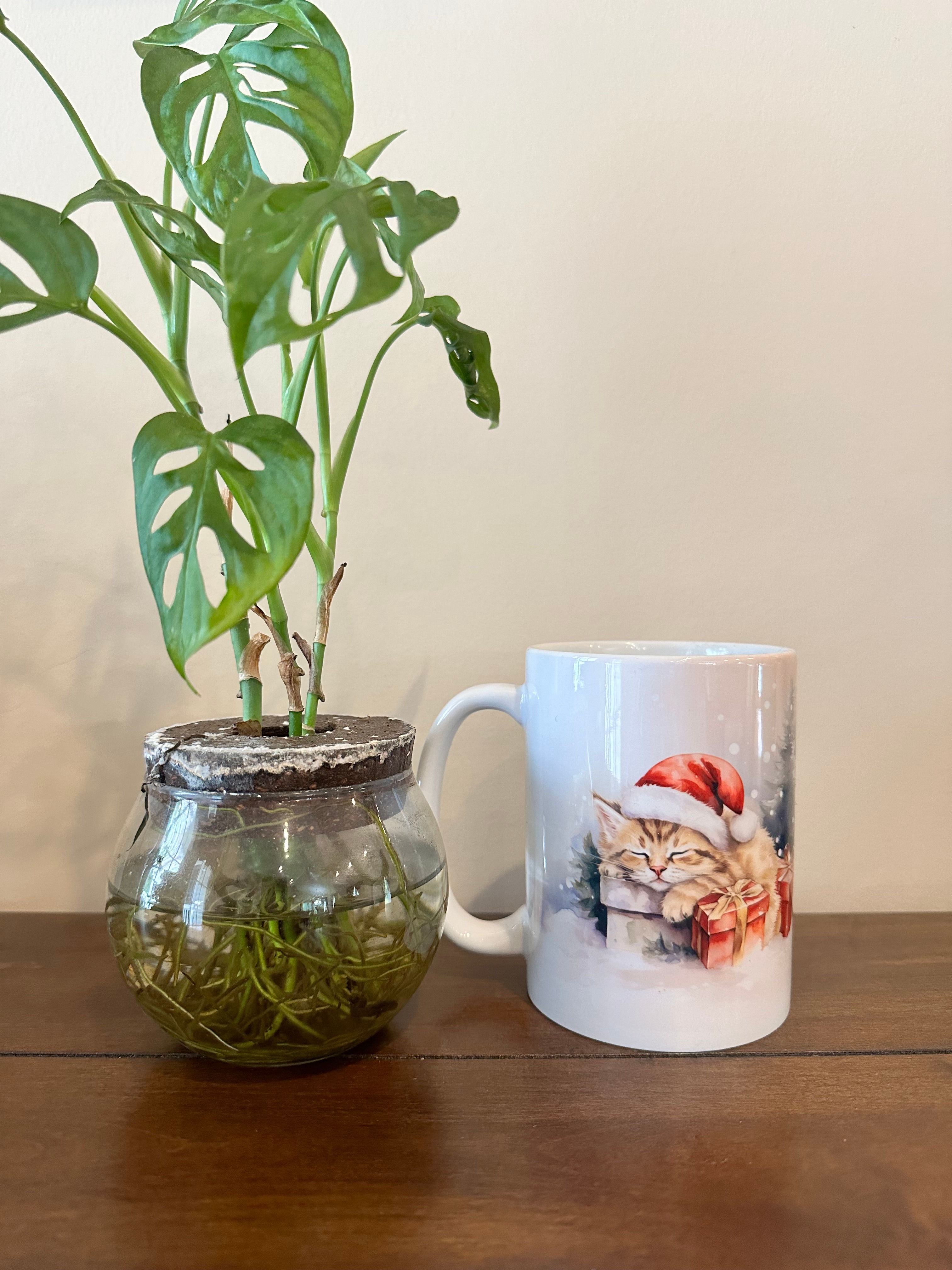 Christmas Kitten 15oz Mug