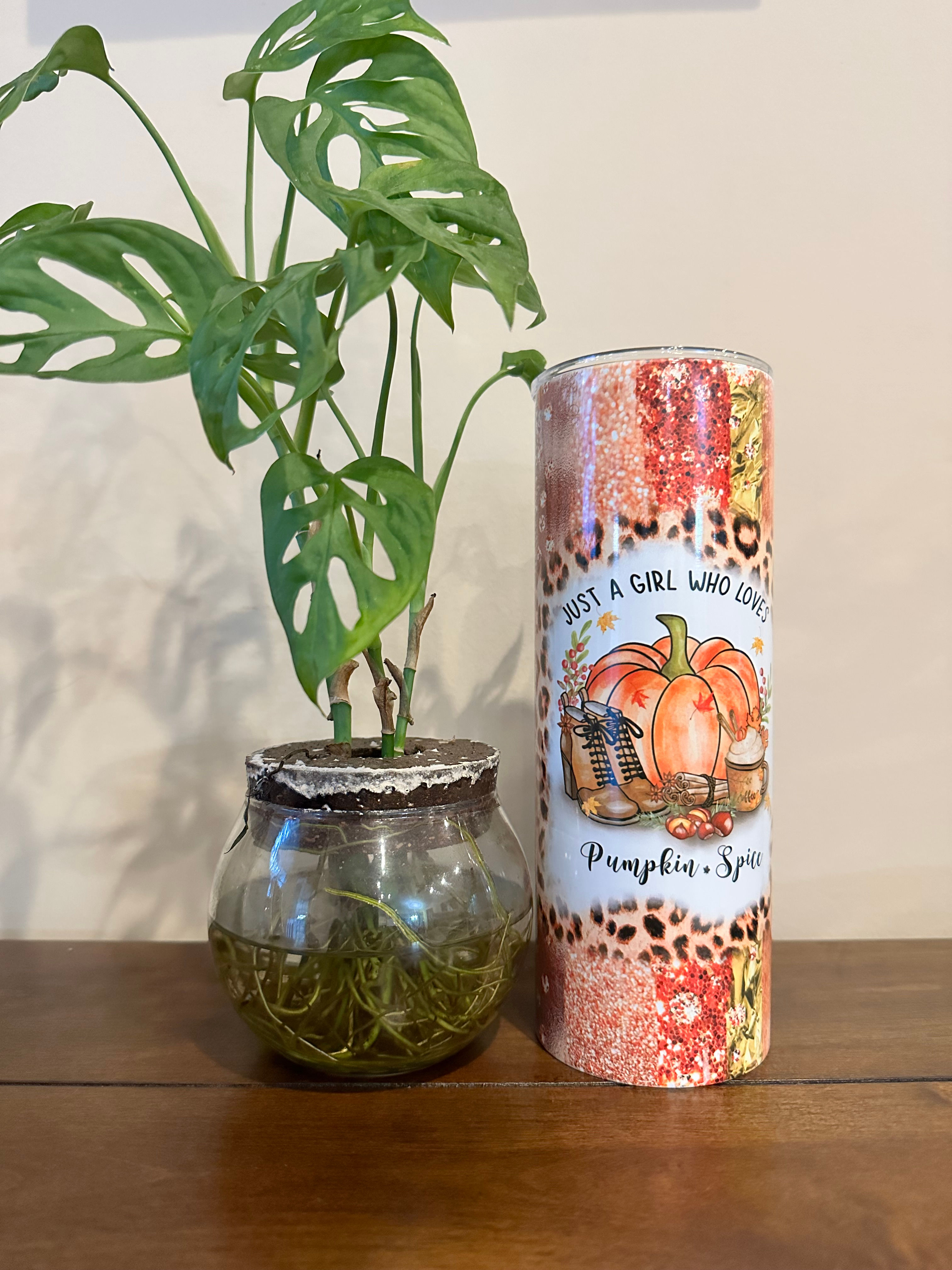 Just A Girl Who Loves Pumpkin Spice 20oz Tumbler