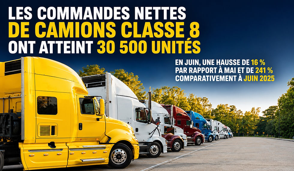 Les commandes de camions lourds explosent : les carnets de production 2026 presque complets