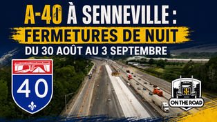 A-40 à Senneville : fermetures de nuit du 30 août au 3 septembre
