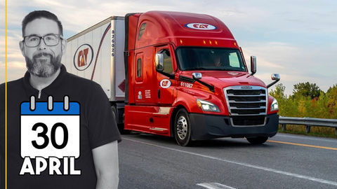 On the Road Truckin to visit CAT INC on April 30 for an open house in Coteau-du-Lac