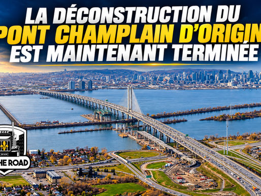 La déconstruction du pont Champlain d’origine est maintenant terminée