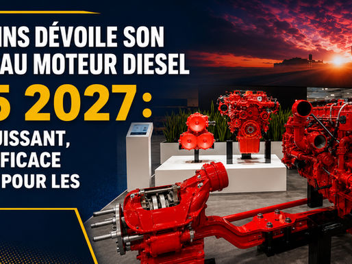 Cummins dévoile son tout nouveau moteur diesel X15 2027