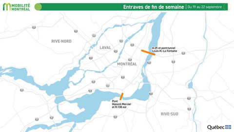 Entraves majeures à la circulation ce week-end du 19 au 22 septembre : ce qu’il faut savoir