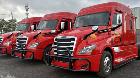 Geo. A. Hall renouvelle sa flotte avec six nouveaux Freightliner Cascadia livrés par GLOBOCAM