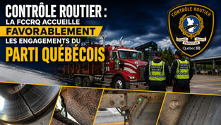 Contrôle routier : la FCCRQ accueille favorablement les engagements du Parti Québécois