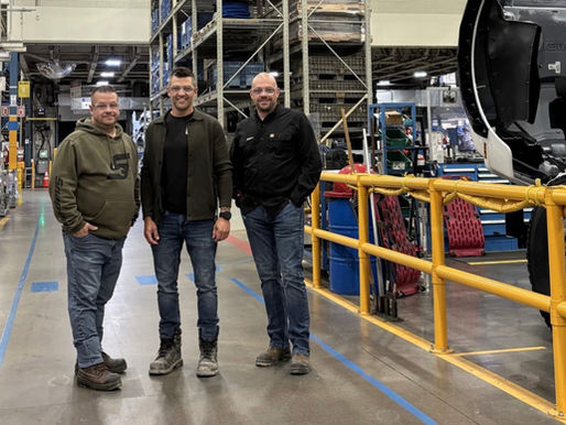 Coffrages Synergy visite l’usine PACCAR : immersion au cœur de la fabrication des camions Peterbilt grâce à Excellence Peterbilt