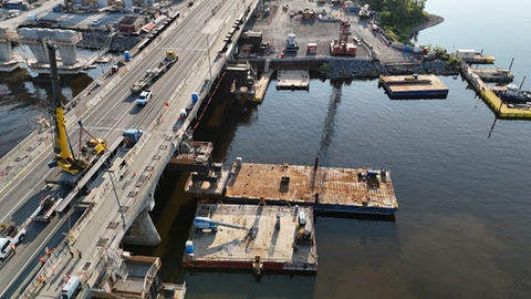 Shoring Work Completed on Île-aux-Tourtes Bridge