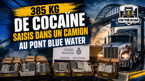 L’ASFC saisit 385 kg de cocaïne dans un camion commercial au pont Blue Water