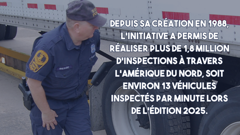 CVSA: Les résultats du contrôle routier international 2025 sont dévoilés