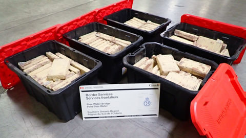 CBSA seizes 349 kg of cocaine at Blue Water Bridge