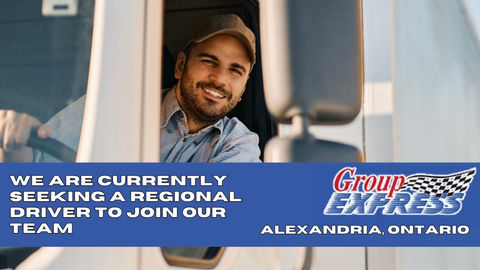 Group Express Hiring Regional Driver – Join Our Alexandria, Ontario Team