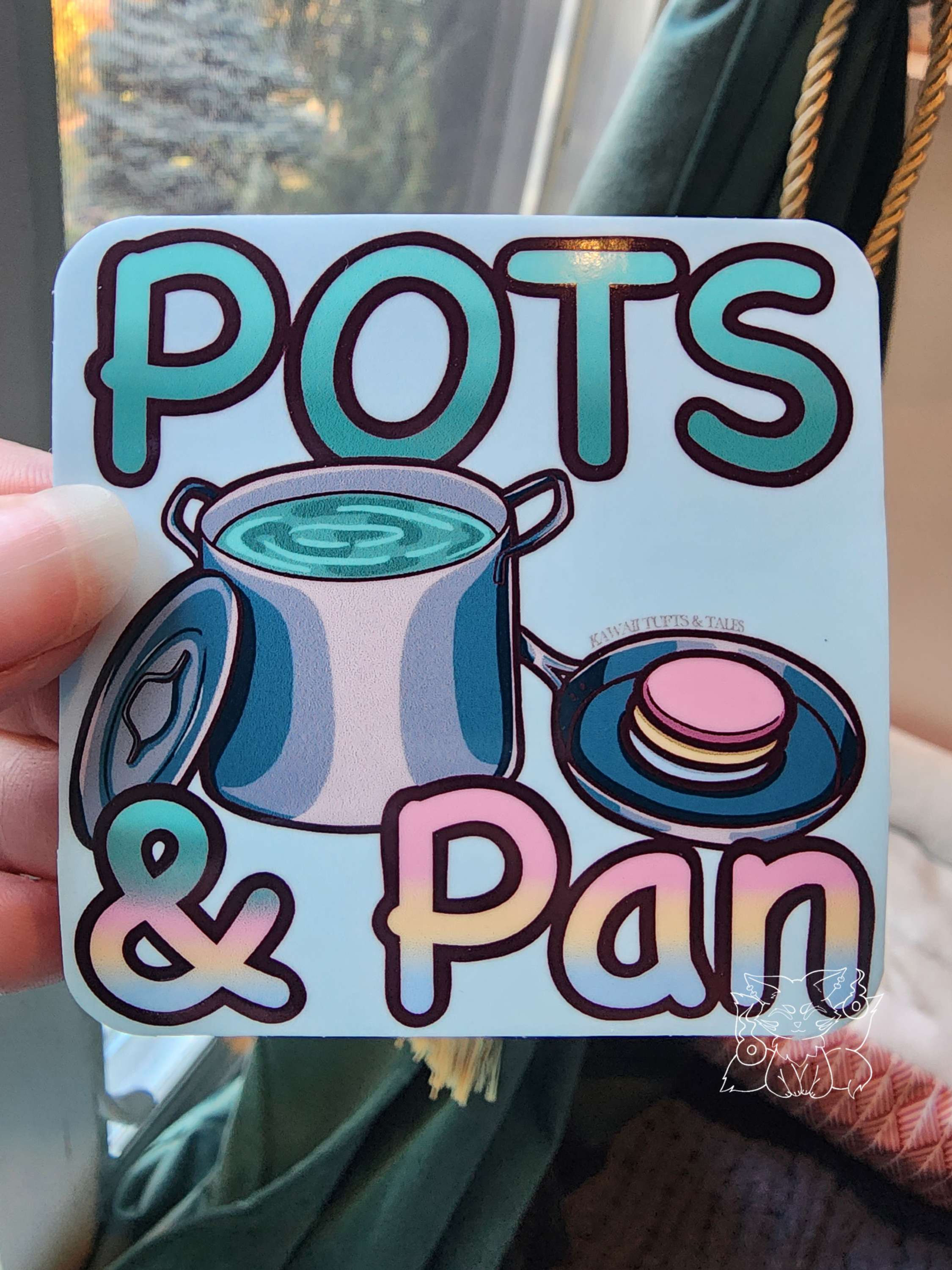 Pots & Pan Club Sticker