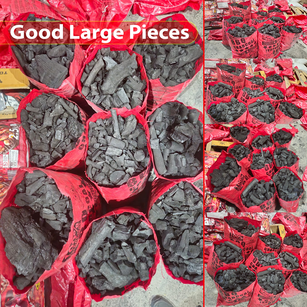 Thumbnail: BBQ Charcoal 80–100L Oak Hardwood Lumpwood Charcoal 20kg Restaurant Grade
