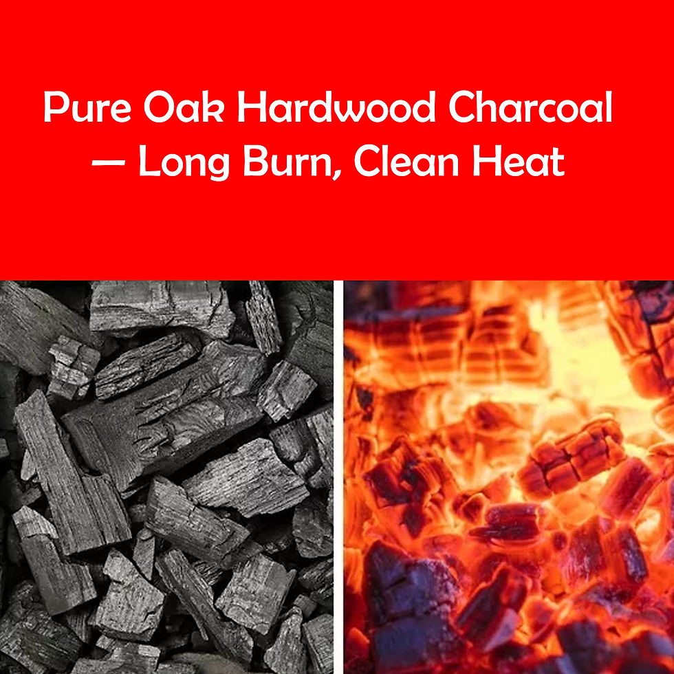 Thumbnail: BBQ Charcoal 80–100L Oak Hardwood Lumpwood Charcoal 20kg Restaurant Grade