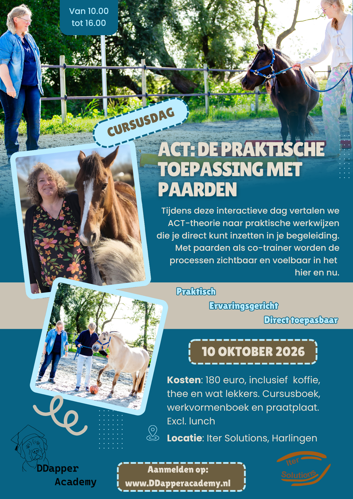 Cursus: ACT de praktische toepassing met paarden 10 Oktober 2026