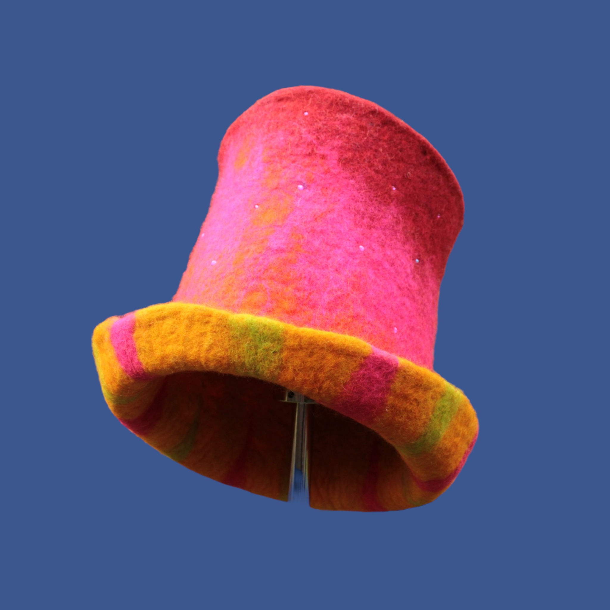Top hat neon pink