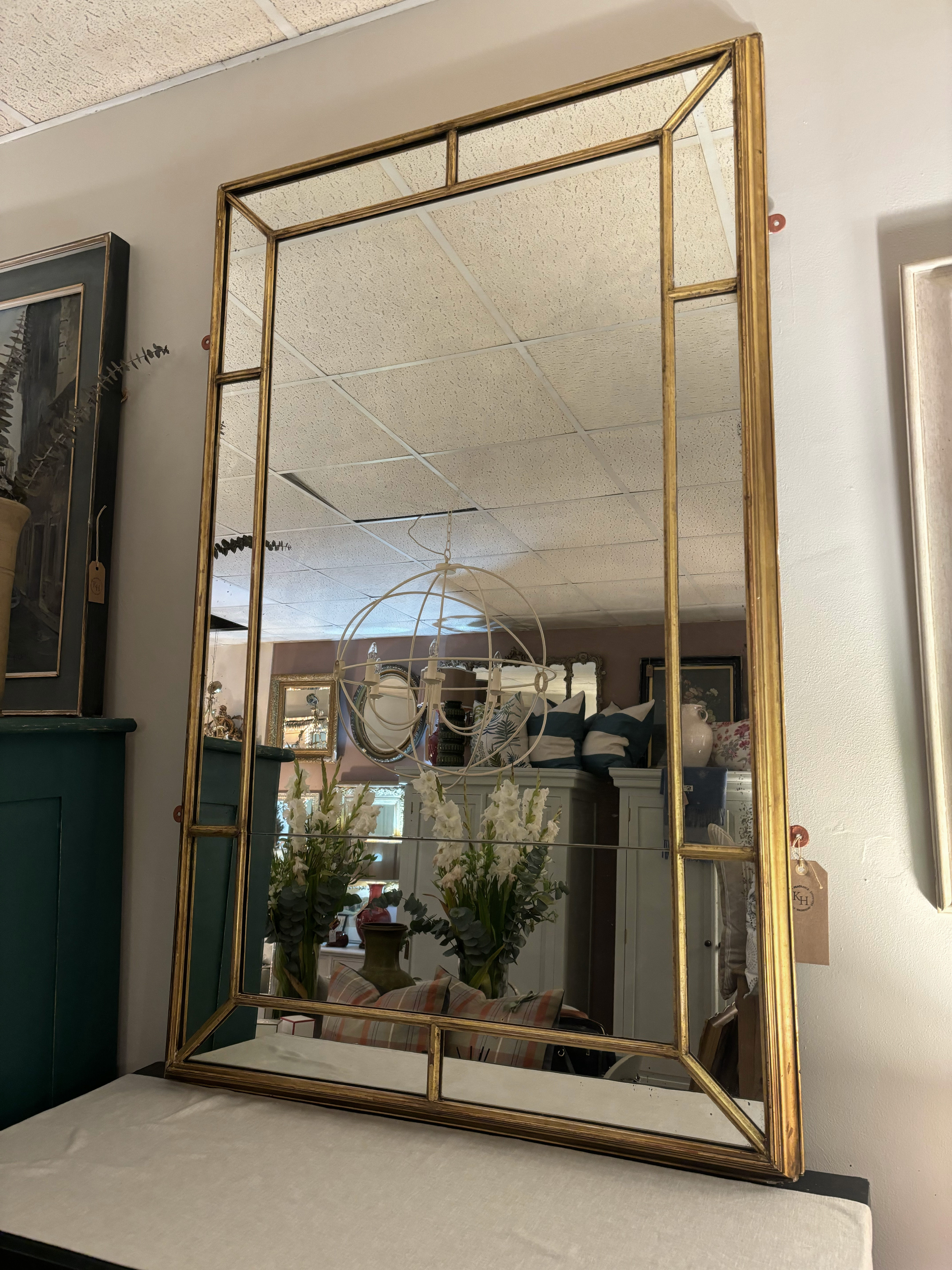 Antique Gilded Mirror