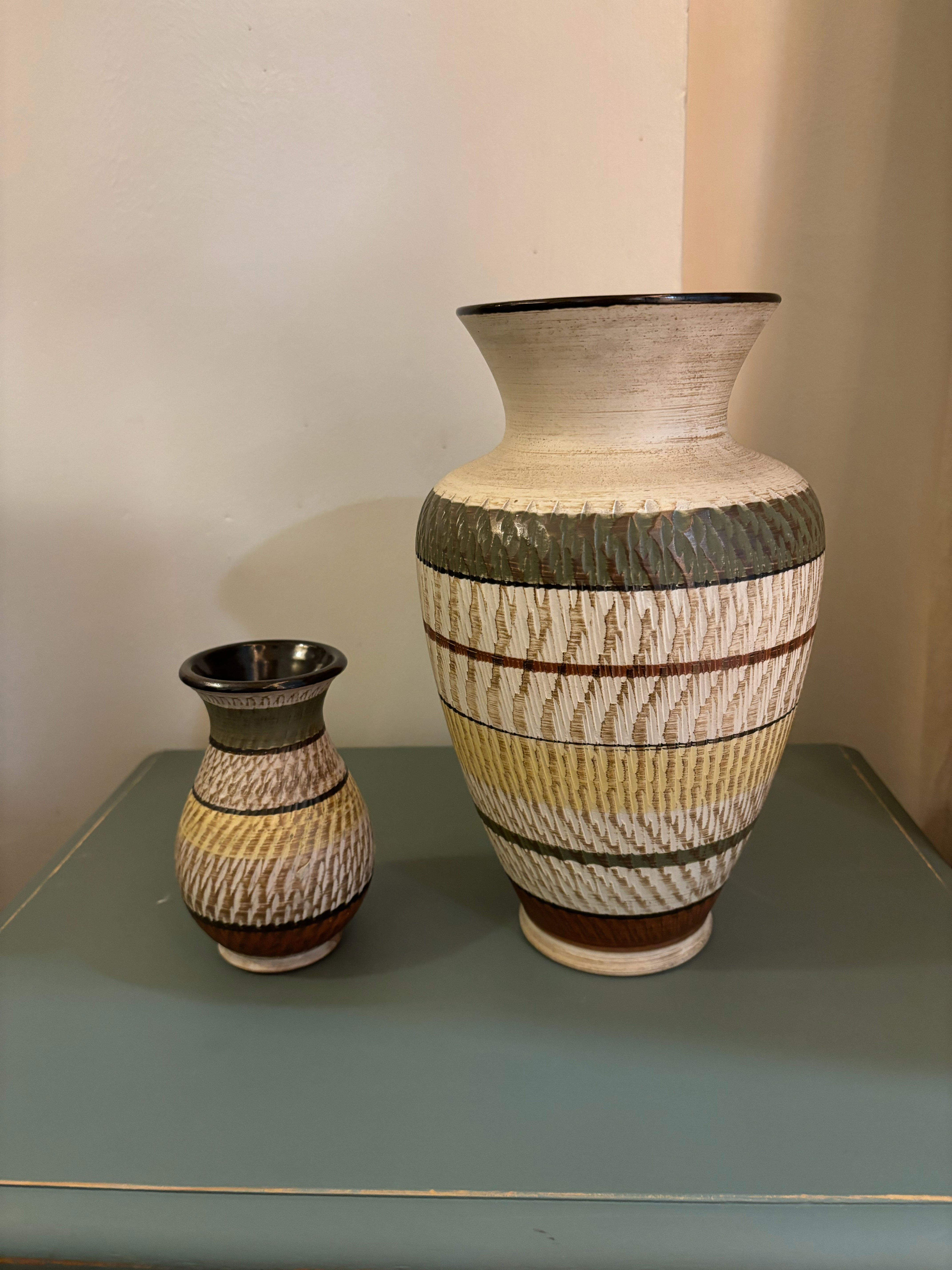 Set of Ceramic German Vases