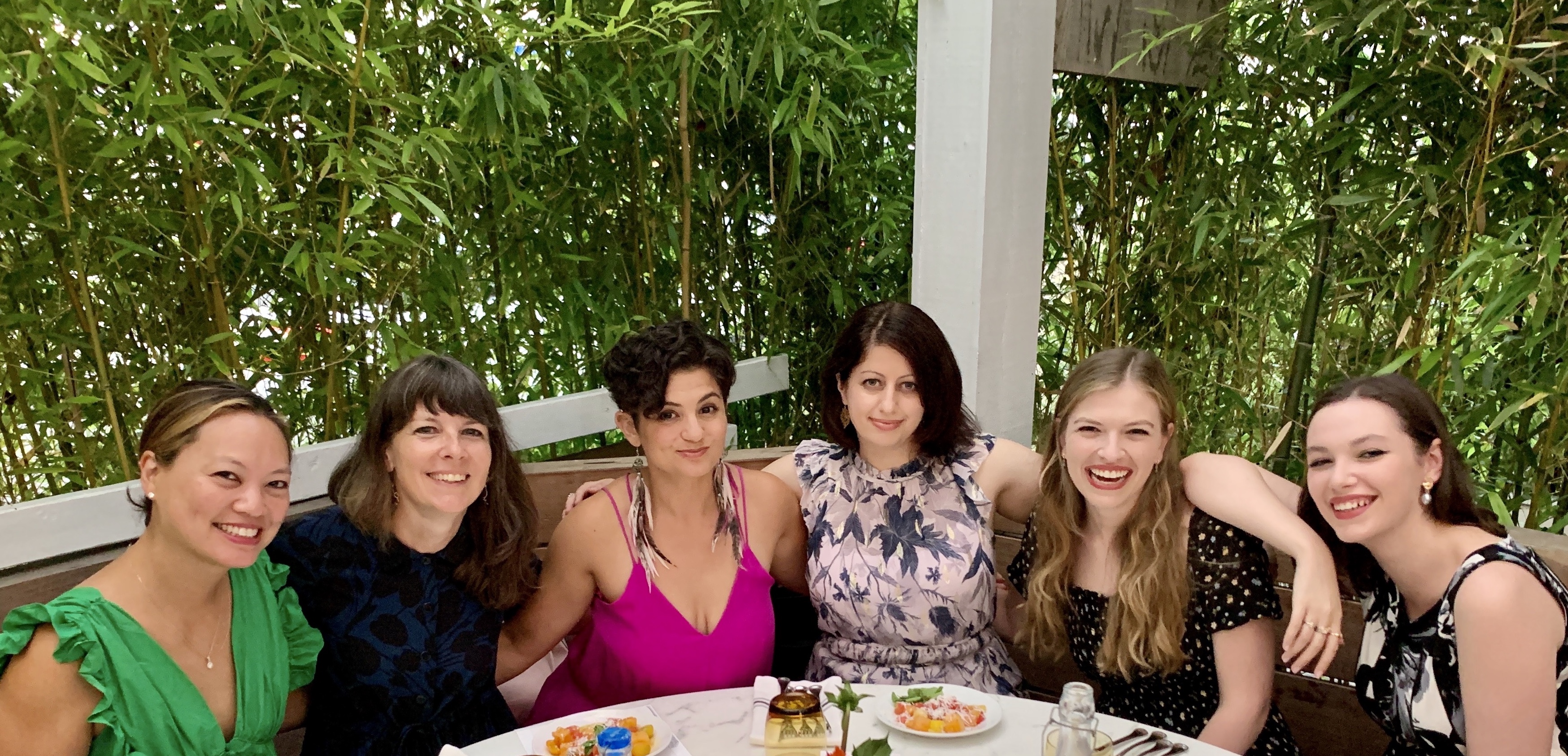 L to R: Nadine Cheung, Catherine Loerke, Alison Klemp, Mirella Christou, Maura Kanter, Chloé Lexia Worthington