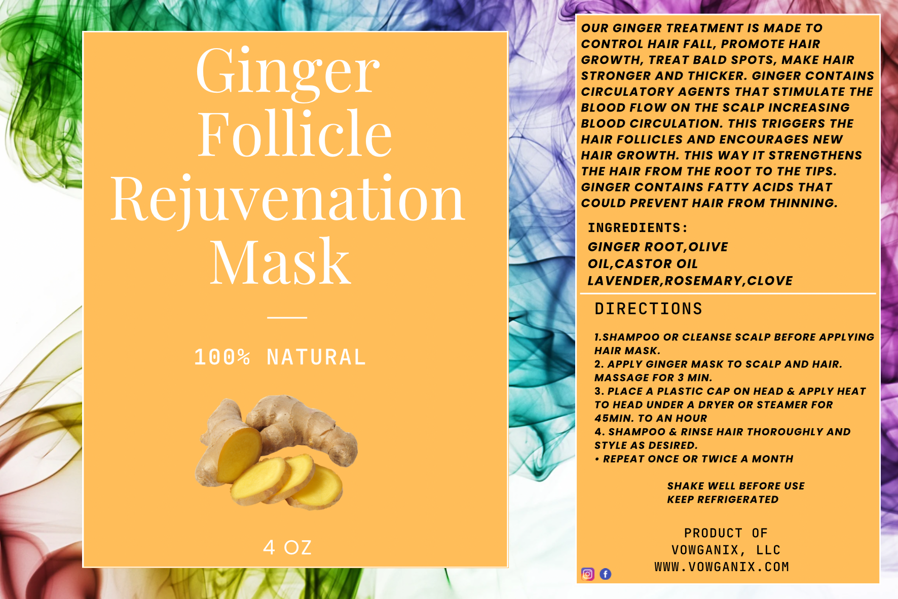 Ginger Follicle Rejuvenation Mask