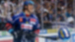 (Jagr picks up helmet amidst stoppage of play)