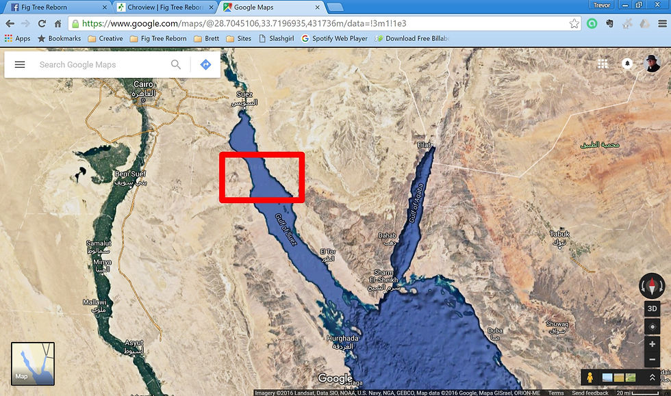 Red Sea False Locations