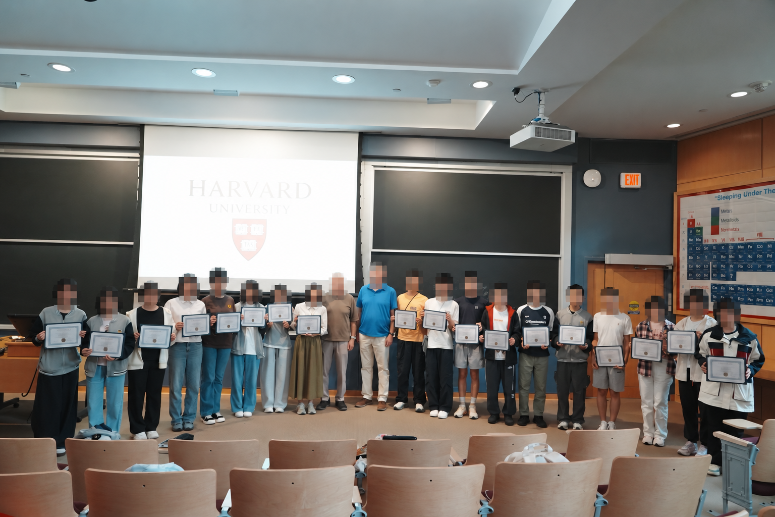 Group photograph from a previous programme