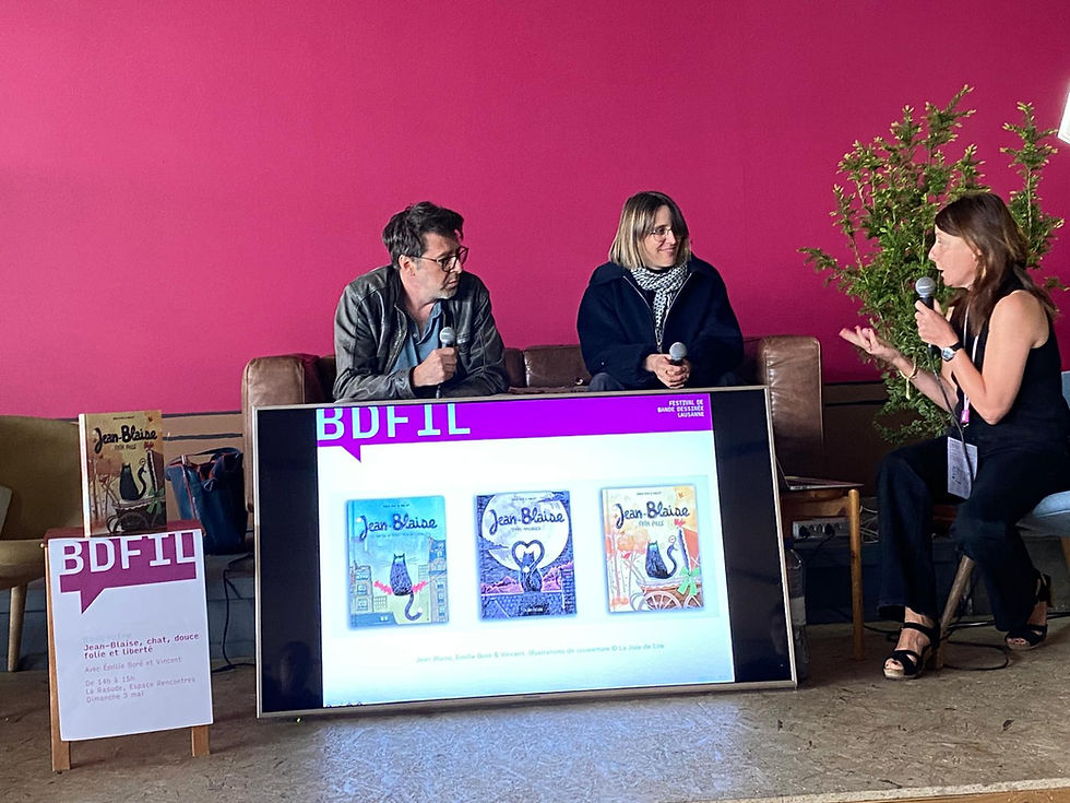 "Chat, douce folie et liberté" : table ronde au festival BD FIL