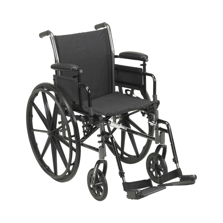 drive™ Cruiser III Lightweight Wheelchair, 20-Inch Seat Width - MCK-1128896_left.jpg