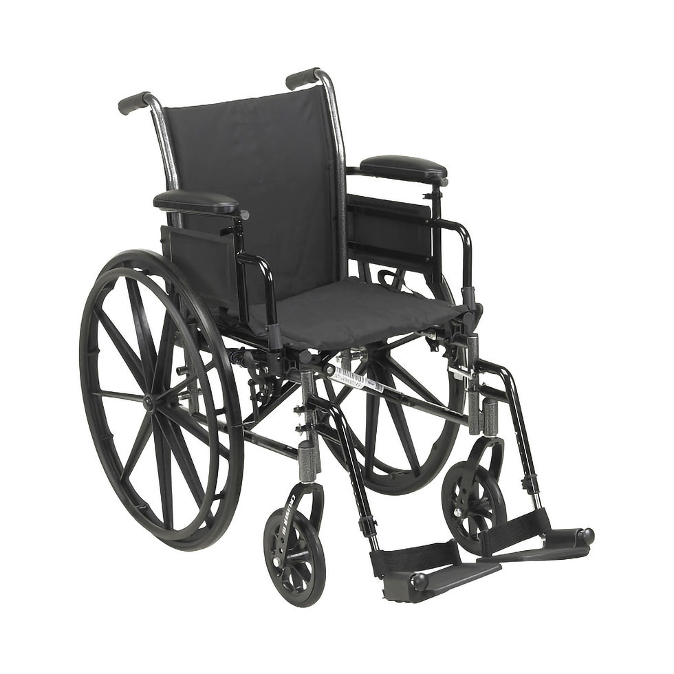 drive™ Cruiser III Lightweight Wheelchair, 20-Inch Seat Width - MCK-1128896_left.jpg